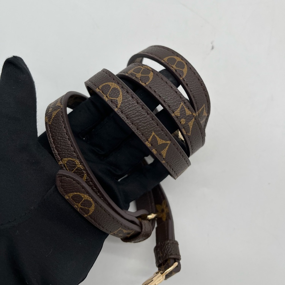 Brand New Unbranded Brown Leather Long Shoulder Strap